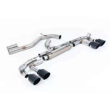 Scarico GPF-back Milltek SSXAU1013 per Audi S3 2.0TFSI Quattro Sportback 310PS & 333PS 8Y, terminali GT-115 neri