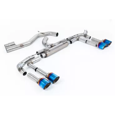 Milltek SSXAU1022 per Audi S3, terminali GT-115 in titanio