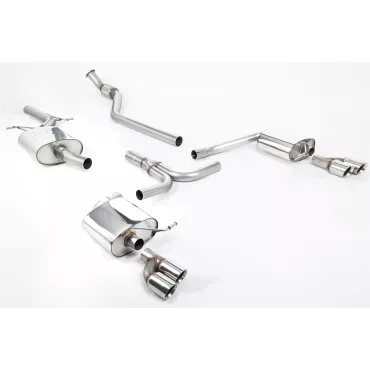 Scarico cat-back Milltek SSXAU249 per Audi A4 2.0 TFSI S line B8 Saloon & Avant