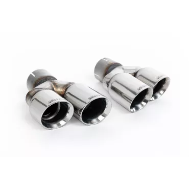 Scarico cat-back Milltek SSXAU265 per Audi S5 3.0 TFSI B8 Coupé & Cabriolet, terminali GT-80 lucidi