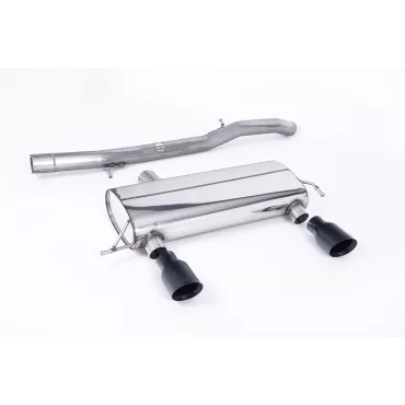 Scarico cat-back Milltek SSXAU430 per Audi TT 180 / 225 quattro Coupe & Roadster, terminali GT-100 neri