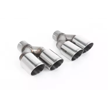 Scarico cat-back Milltek SSXAU488 per Audi S1 2.0 TFSI quattro, terminali GT-90 lucidi