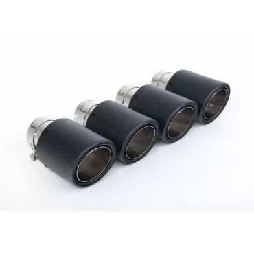 Scarico cat-back Milltek SSXAU723 per Audi, terminali Jet-100 in carbonio