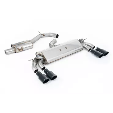 Scarico cat-back Milltek SSXAU782 per Audi S3 2.0 TFSI quattro Sportback 8V.2, terminali ovali neri