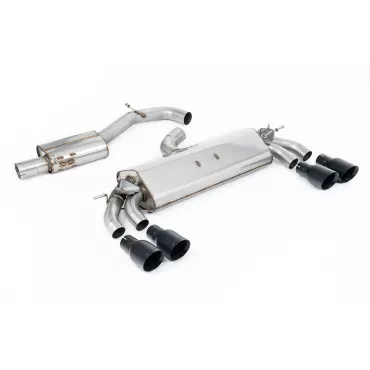 Scarico cat-back Milltek SSXAU783 per Audi S3 2.0 TFSI quattro Sportback 8V.2, terminali GT-100 neri