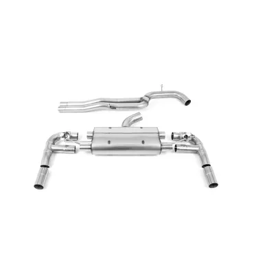 Scarico cat-back Milltek SSXAU894 per Audi RS3 Saloon / Sedan 400PS, terminali lucidi - dettaglio