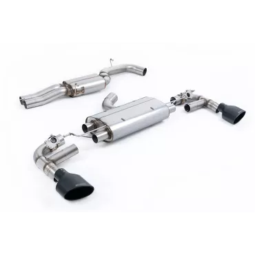 Milltek SSXAU960 per Audi TT Mk3 TTRS 2.5TFSI Quattro, terminali neri