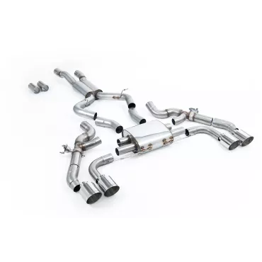 Milltek SSXBM1197 per BMW, terminali GT-115 lucidi