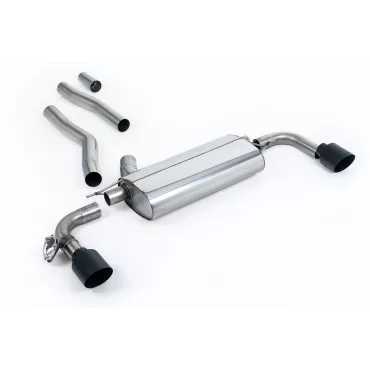 Scarico GPF-back Milltek SSXBM1203 per BMW 1 Series 128ti 5 Door, terminali GT-115 neri