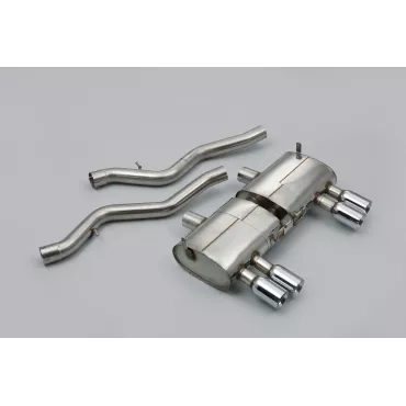 Scarico cat-back Milltek SSXBM931 per BMW 3 Series, terminali lucidi