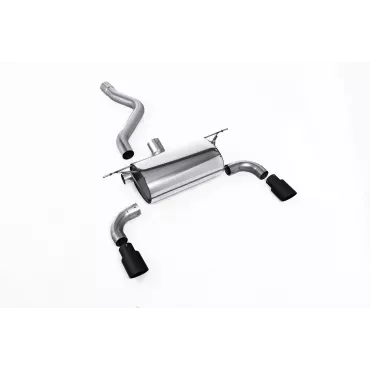 Silenziatore posteriore Milltek SSXBM958 per BMW 1 Series M135i 3 & 5 Door, terminali GT-90 neri
