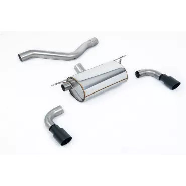 Silenziatore posteriore Milltek SSXBM960 per BMW 1 Series M135i 3 & 5 Door, terminali GT-90 neri