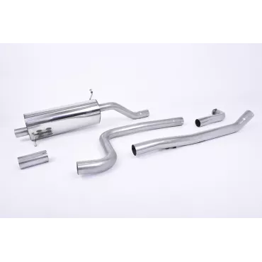 Scarico cat-back Milltek SSXFD244 per Ford Fiesta Mk8 1.0T EcoBoost ST-Line 3 & 5 Door, terminali GT-90 lucidi