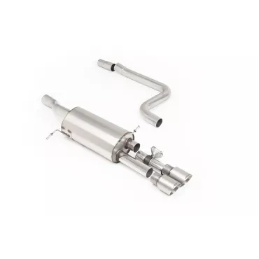 Scarico cat-back Milltek SSXFD258 per Ford Fiesta Mk8 ST 1.5 EcoBoost 200PS, terminali GT-90 in titanio