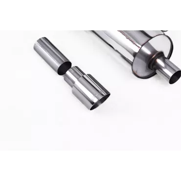 Scarico GPF-back Milltek SSXFD397 per Ford Fiesta, terminali GT-90 lucidi - dettaglio
