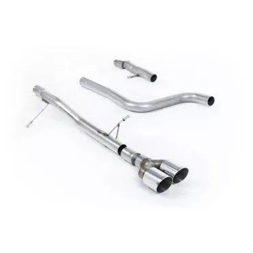 Scarico GPF-back Milltek SSXFD401 per Ford Fiesta, terminali GT-90 lucidi