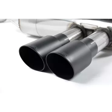 Scarico cat-back Milltek SSXM405 per New Mini Mk3 Mini Cooper S 2.0 Turbo, terminali GT-90 neri