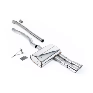 Scarico cat-back Milltek SSXM467 per New Mini Mk3 Mini Cooper S 2.0 Turbo, terminali GT-90 lucidi