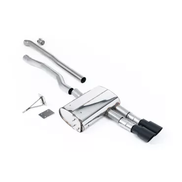 Scarico cat-back Milltek SSXM468 per New Mini Mk3 Mini Cooper S 2.0 Turbo, terminali GT-90 neri