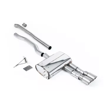Scarico cat-back Milltek SSXM469 per New Mini Mk3 Mini Cooper S 2.0 Turbo, terminali GT-90 in titanio