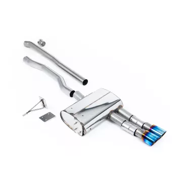 Scarico cat-back Milltek SSXM470 per New Mini Mk3 Mini Cooper S 2.0 Turbo, terminali GT-90 in titanio bruciato