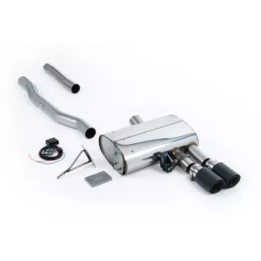 Scarico GPF-back Milltek SSXM476 per New Mini Mk3 Mini Cooper S 2.0 Turbo, terminali Jet-90 in carbonio