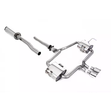 Scarico cat-back Milltek SSXM477 per New Mini Mk1 Cooper S, terminali lucidi