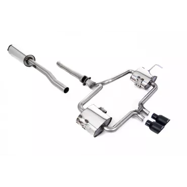 Scarico cat-back Milltek SSXM478 per New Mini Mk1 Cooper S, terminali neri