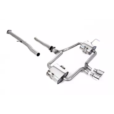 Scarico cat-back Milltek SSXM479 per New Mini Mk1 Cooper S, terminali lucidi