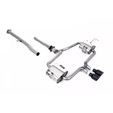 Scarico cat-back Milltek SSXM480 per New Mini Mk1 Cooper S, terminali neri