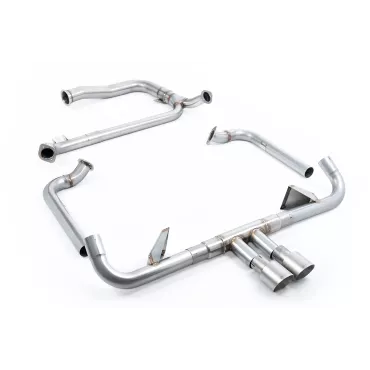 Scarico completo Milltek SSXPO146 per Porsche, terminali GT-100 in titanio