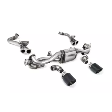 Milltek SSXPO154 per Porsche, terminali Jet-115 in carbonio