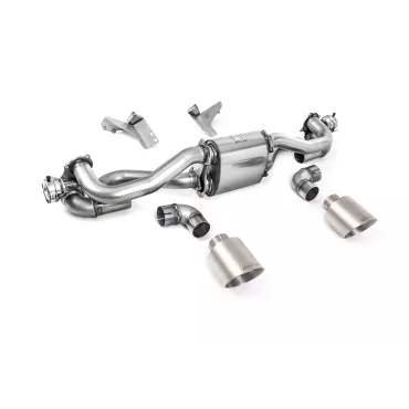 Scarico GPF-back Milltek SSXPO159 per Porsche, terminali GT-115 in titanio
