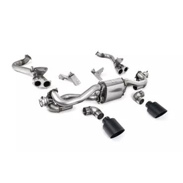 Milltek SSXPO163 per Porsche, terminali GT-115 neri