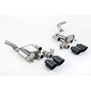 Silenziatore posteriore Milltek SSXPO177 per Porsche Macan 2.9 V6 GTS & Turbo, terminali GT-115 neri