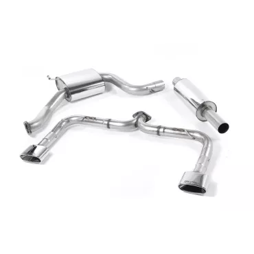 Scarico cat-back Milltek SSXSE159 per Seat Leon Cupra 280 & 290 2.0 TSI, terminali ovali lucidi