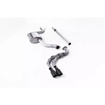Scarico cat-back Milltek SSXSE193, terminali GT-80 neri