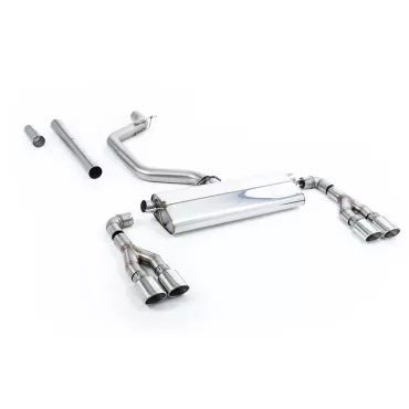 Scarico GPF-back Milltek SSXSE261 per Seat Leon Cupra Leon Mk4 Hatch 300ps, terminali ovali lucidi