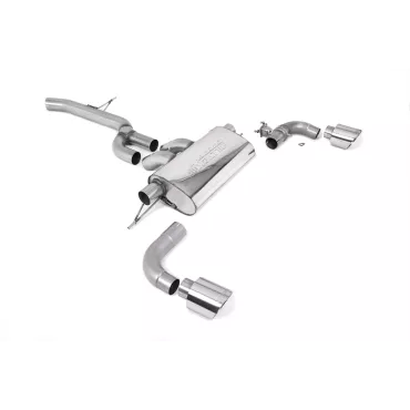 Scarico GPF-back Milltek SSXTY139 per Toyota / Lexus Supra A90 2.0 Turbo B48, terminali GT-115 lucidi