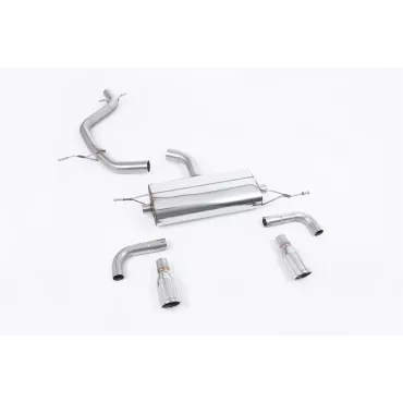 Scarico cat-back Milltek SSXVW111 per Volkswagen Golf Mk6 GTi 2.0 TSI 210PS