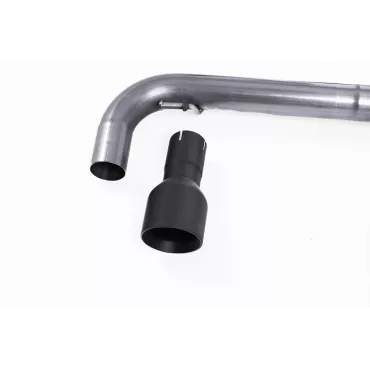 Scarico turbo-back Milltek SSXVW186 per Volkswagen, terminali GT-100 neri