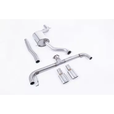 Scarico cat-back Milltek SSXVW202 per Volkswagen Scirocco R