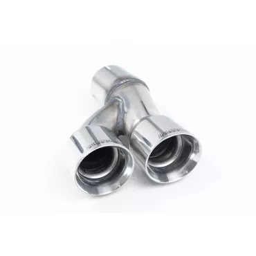 Scarico cat-back Milltek SSXVW322 per Volkswagen Polo GTI 1.8 TSI 192PS, terminali GT-80 lucidi
