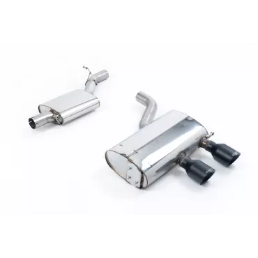 Scarico cat-back Milltek SSXVW419 per Volkswagen Golf MK5 R32 3.2 V6, terminali GT-100 neri