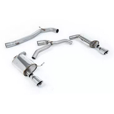 Scarico cat-back Milltek SSXVW438 per Volkswagen Golf Mk7 2.0TFSI Alltrack / Estate / Station Wagon / Combi 4-Motion
