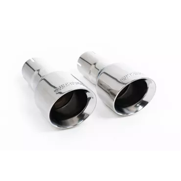Scarico cat-back Milltek SSXVW528 per Volkswagen Golf Mk7.5 1.5TSI Evo GT & R-Line, terminali GT-100 lucidi