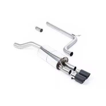 Scarico cat-back Milltek SSXVW560 per Volkswagen Polo GTI 2.0 TSI, terminali Jet-90 in carbonio