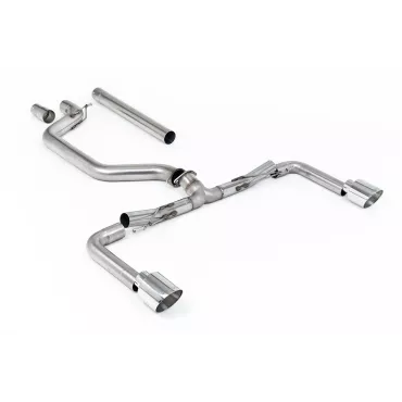 Milltek SSXVW678 per Volkswagen Golf, terminali GT-115 lucidi