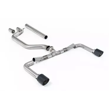 Milltek SSXVW682 per Volkswagen Golf, terminali Jet-115 in carbonio