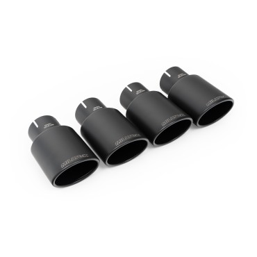 Scarico cat-back Milltek SSXAU1142 per Audi S5 3.0 V6 Turbo Coupe/Cabrio B9, terminali ovali neri